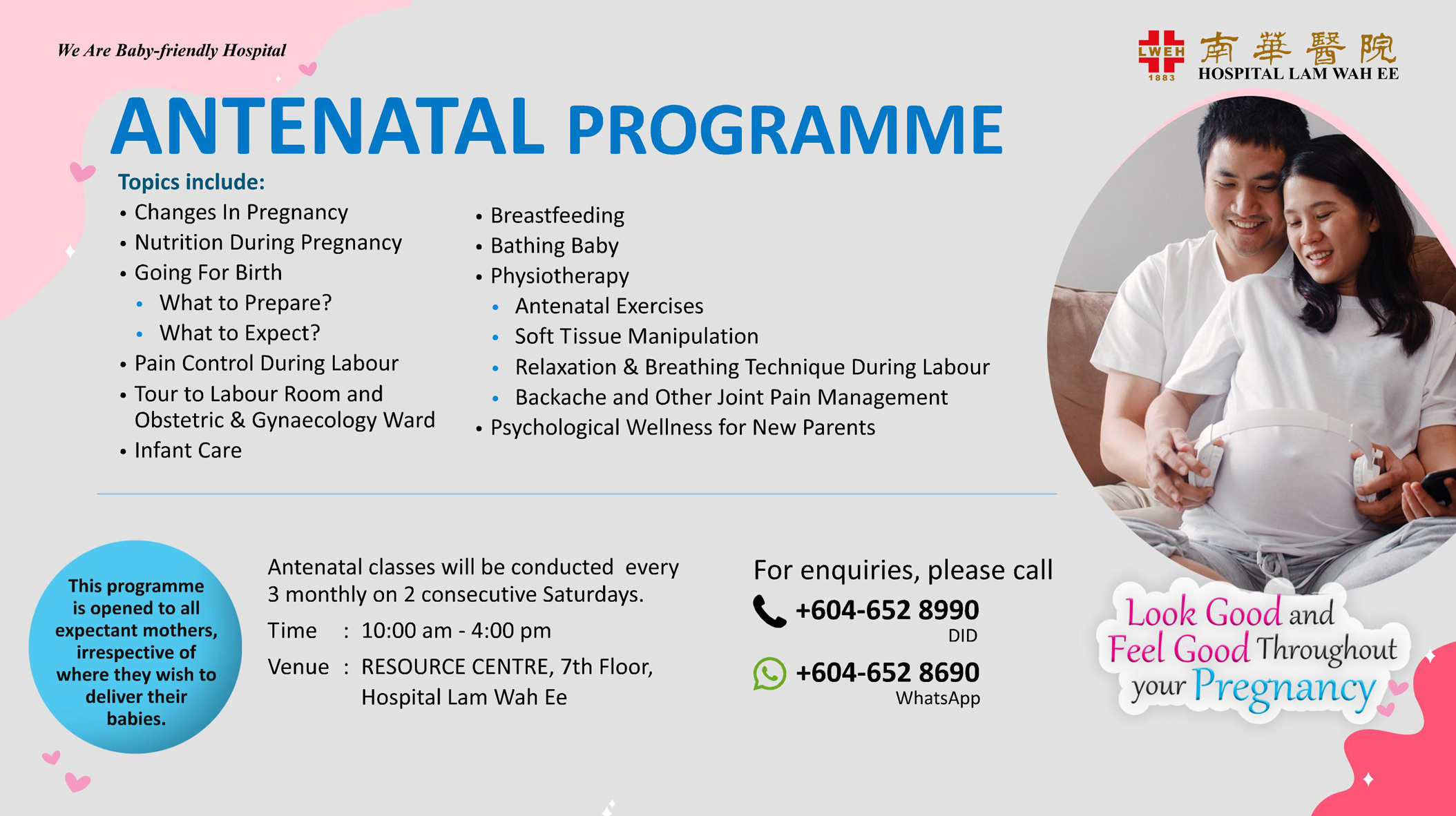 Importance of Antenatal classes in Pregnancy