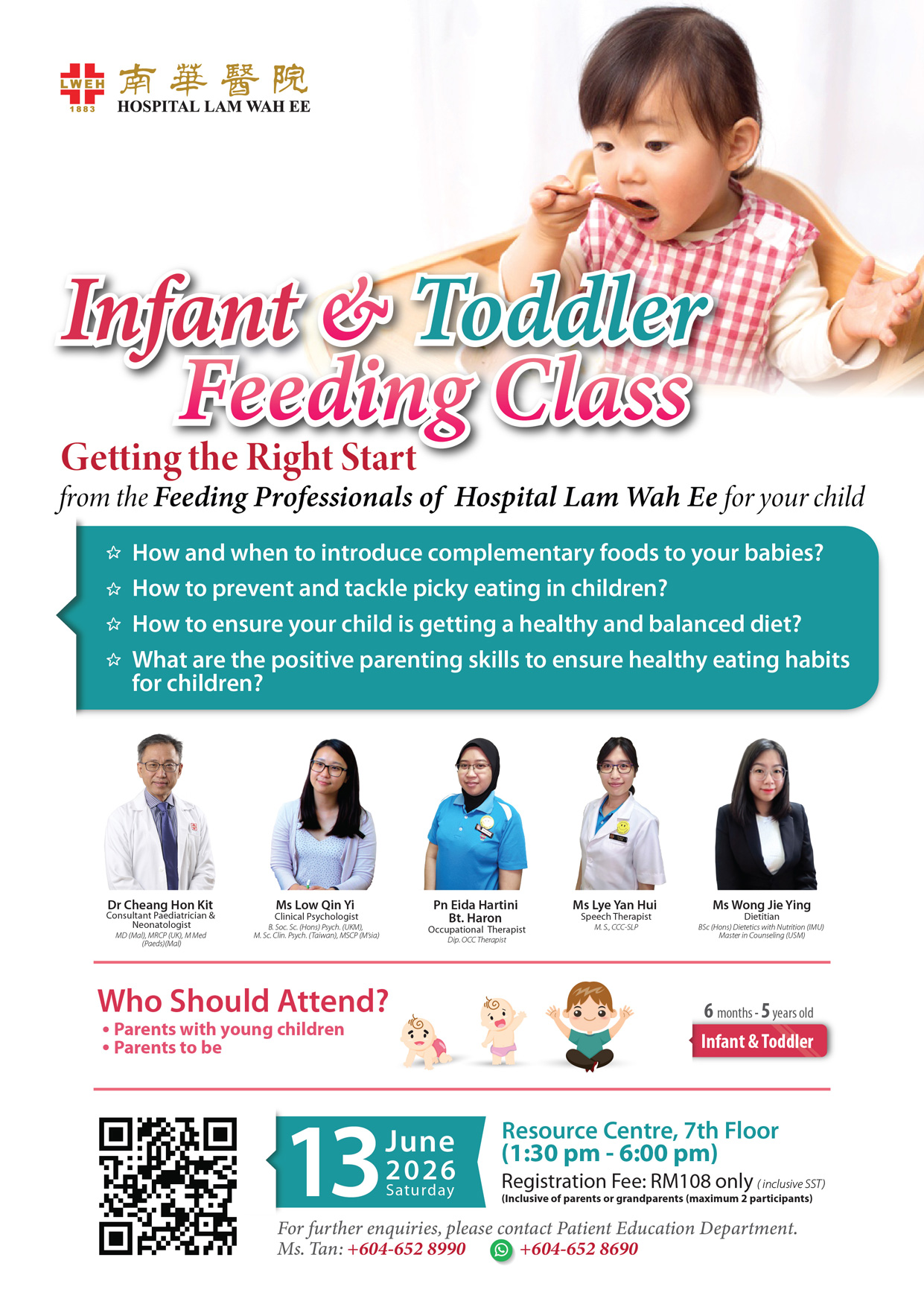 Feeding Class | Complementary feeding is required to provide energy and essential nutrients for healthy growth and development in addition to breast milk. Parents' knowledge of infant and young child feeding plays a crucial role in the overall growth and development of a child. 